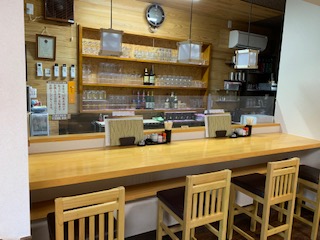 カウンター席アクリル板